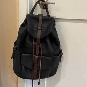 Genuine leather backpack